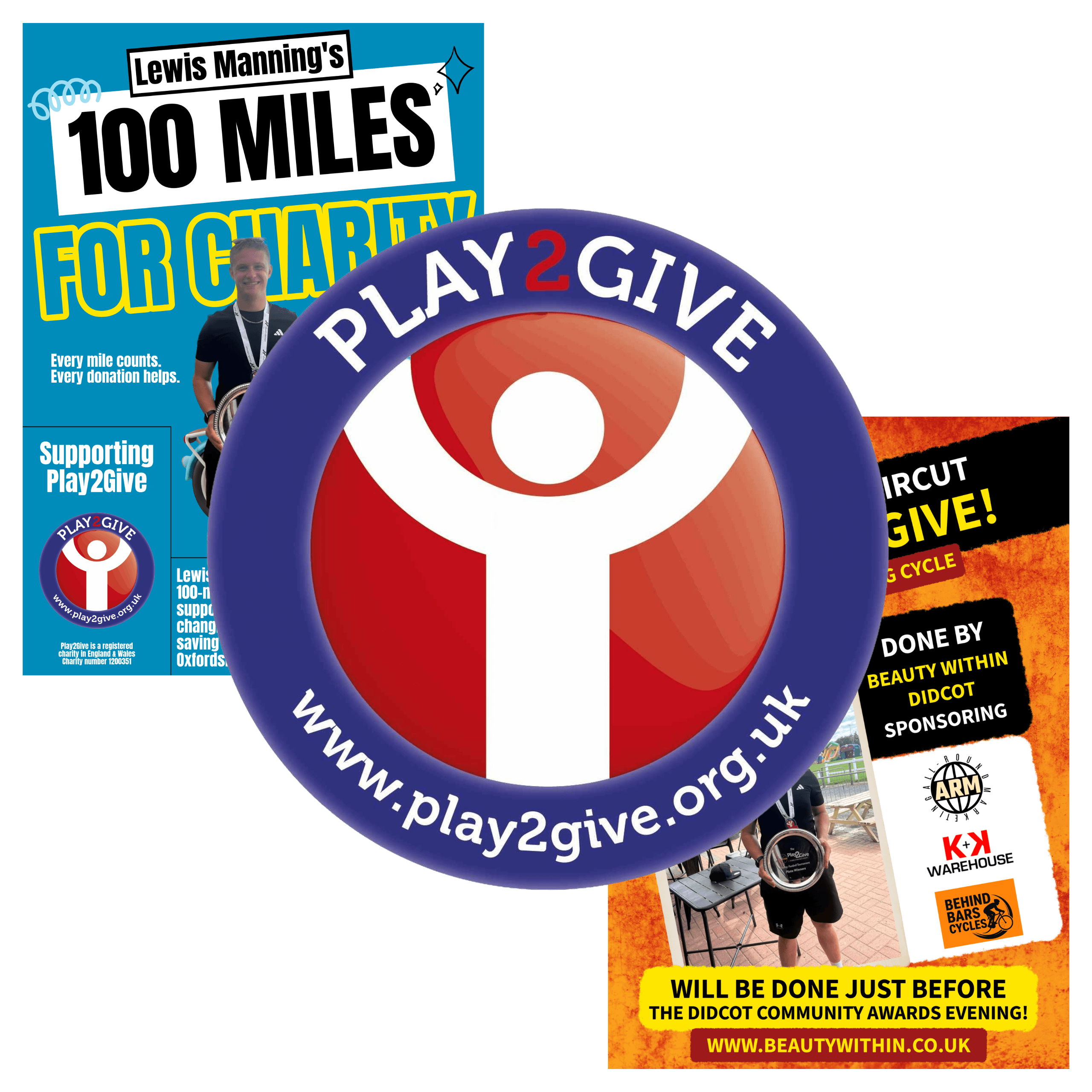 Play2Give Charity Didcot Oxfordshire and All-Round Marketing Community Support