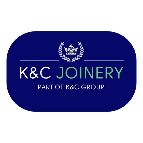 K and C Joinery logo featured within the All-Round Marketing Ltd business development case study